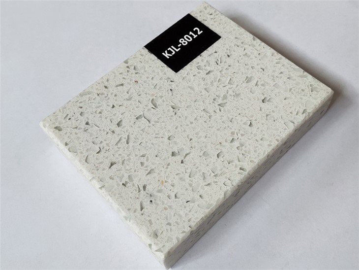 White crystal grain quartz stone slab (3)